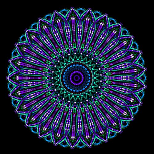 Digital Mandala design